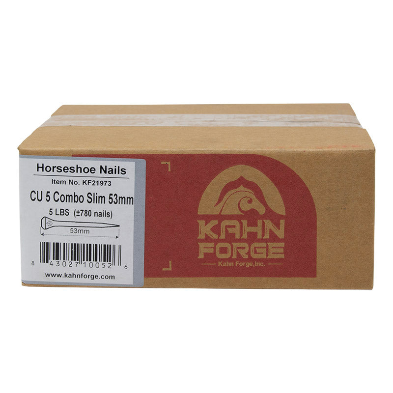Kahn Combo 5 Slim CU Nail| Northeast Farrier Supply