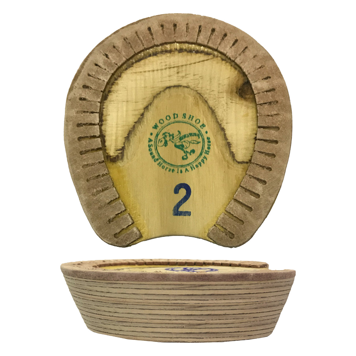 EquiCast Wood Shoe with Leather| Northeast Farrier Supply